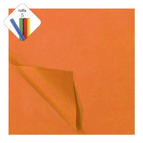 Zijdevloei papier oranje 50x70cm van Haza Witbaard koop je bij Partywinkel