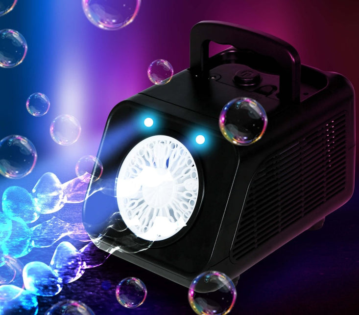 Zwarte Bellenblaas Machine 18cm van Fiestas Guirca koop je bij Partywinkel