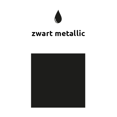 Zwarte Reuze Ballon XL Metallic 91cm van Balloonia koop je bij Partywinkel