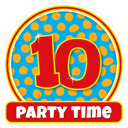10 Jaar Deurborden - Partywinkel