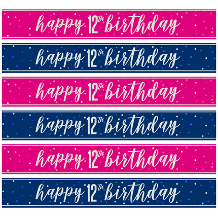 12 Jaar Banners - Partywinkel