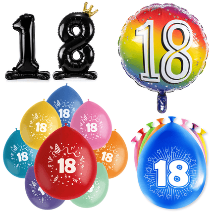18 Jaar Ballonnen - Partywinkel