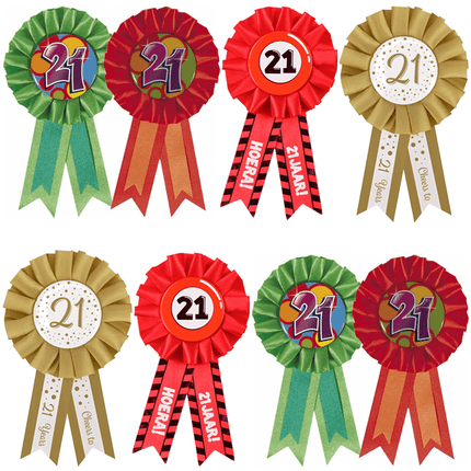 21 Jaar Rozetten - Partywinkel