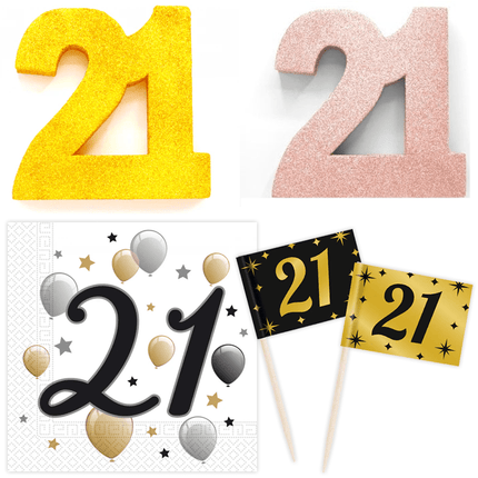 21 Jaar Tafeldecoratie - Partywinkel