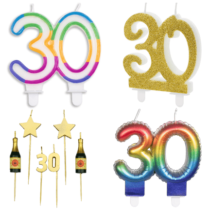30 Jaar Kaarsen - Partywinkel