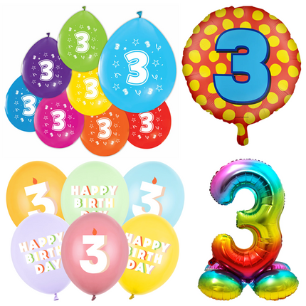 3 Jaar Ballonnen