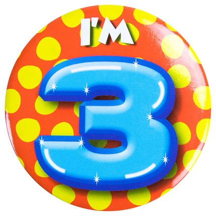 3 Jaar Buttons