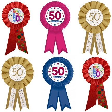 50 Jaar Rozetten - Partywinkel