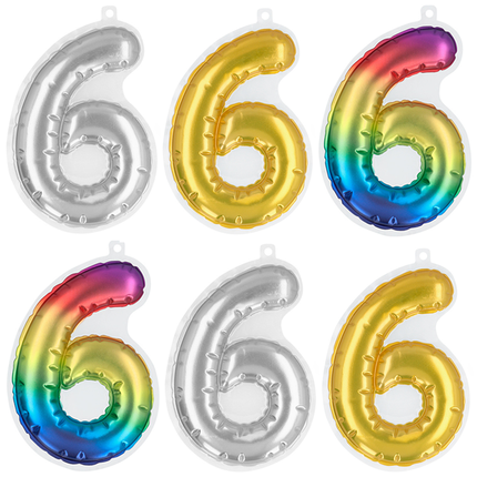 6 Jaar Stickers - Partywinkel