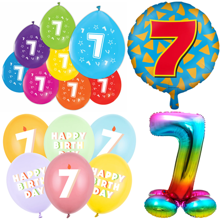 7 Jaar Ballonnen - Partywinkel