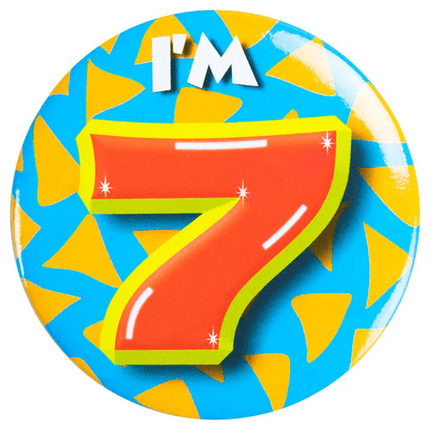 7 Jaar Buttons - Partywinkel