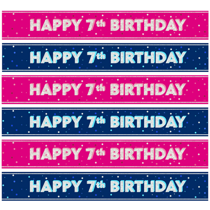7 Jaar Banners