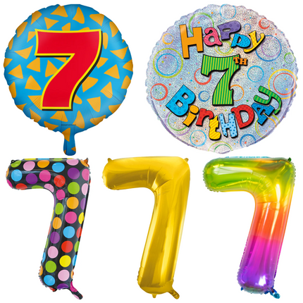 7 Jaar Folie Ballonnen