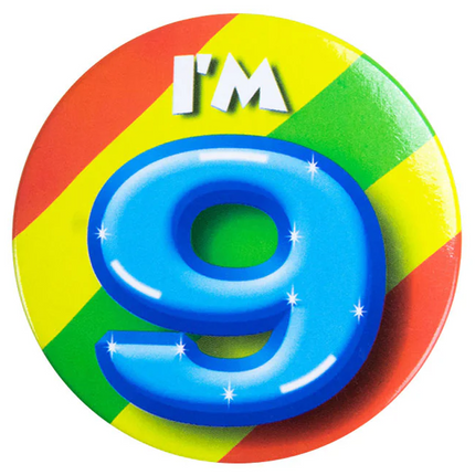 9 Jaar Buttons