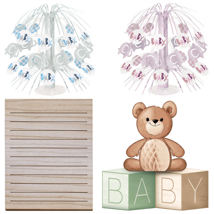 Babyshower Tafeldecoratie