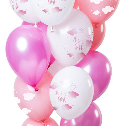 Geboorte Latex Ballonnen Meisje - Partywinkel