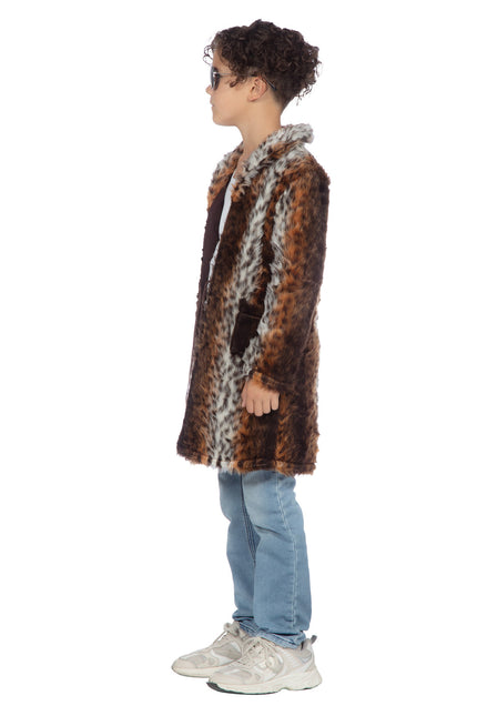 Manteau de fourrure de panthère enfant