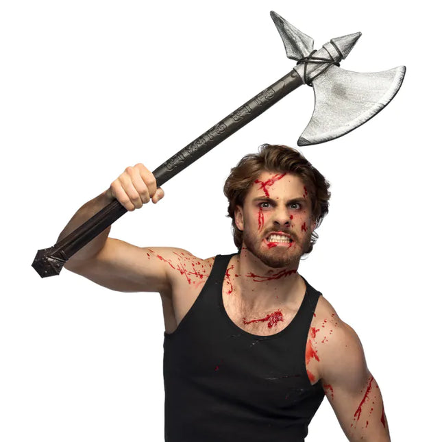 Fausse hache d'Halloween 82cm