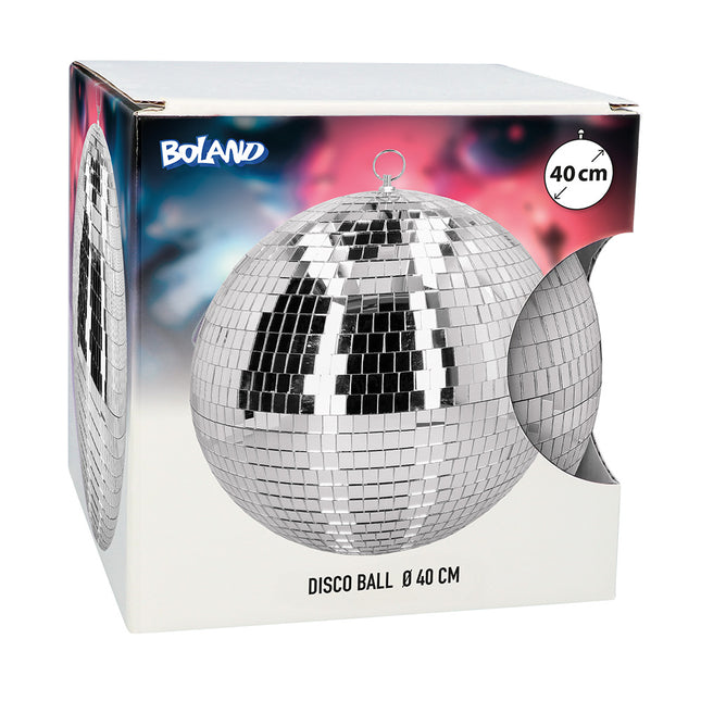 Boule disco (XL) argent