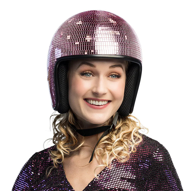 Casque Disco 70S rose