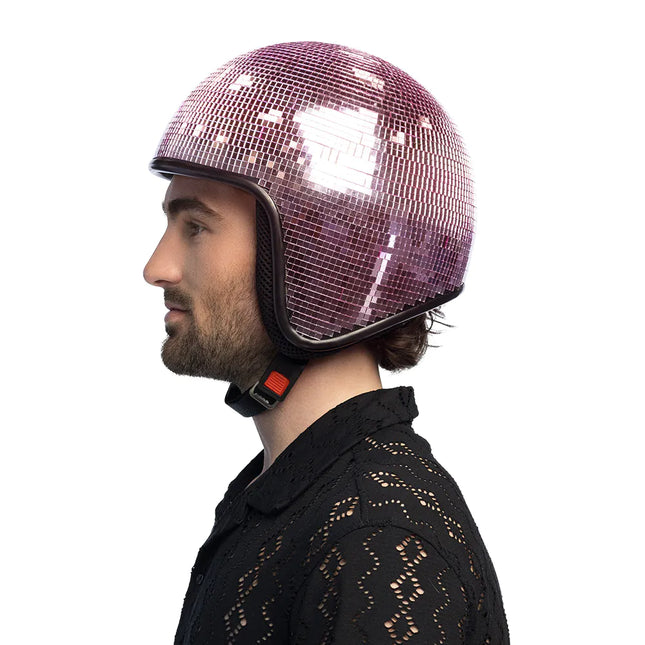 Casque Disco 70S rose
