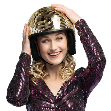 Casque Disco 70S Or