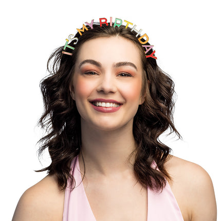 Diadème en métal "C'est mon anniversaire