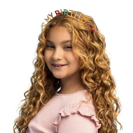 Diadème en métal "C'est mon anniversaire