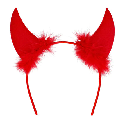 Bandeau d'Halloween Diable Rouge