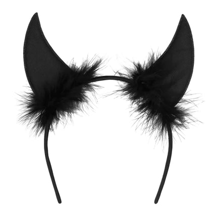 Bandeau d'Halloween Diable noir