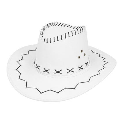 Chapeau cowboy Savannah blanc