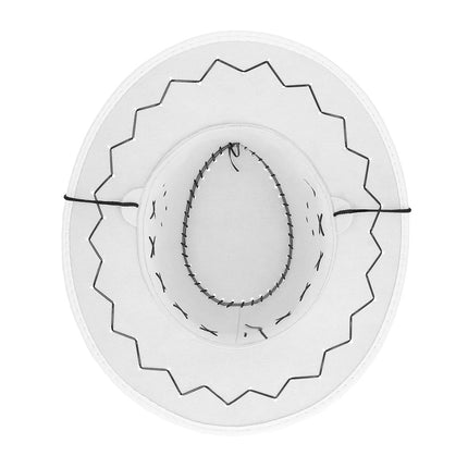 Chapeau cowboy Savannah blanc