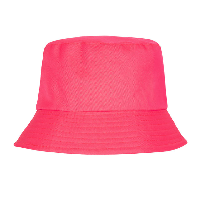 Chapeau seau Rave rose fluo