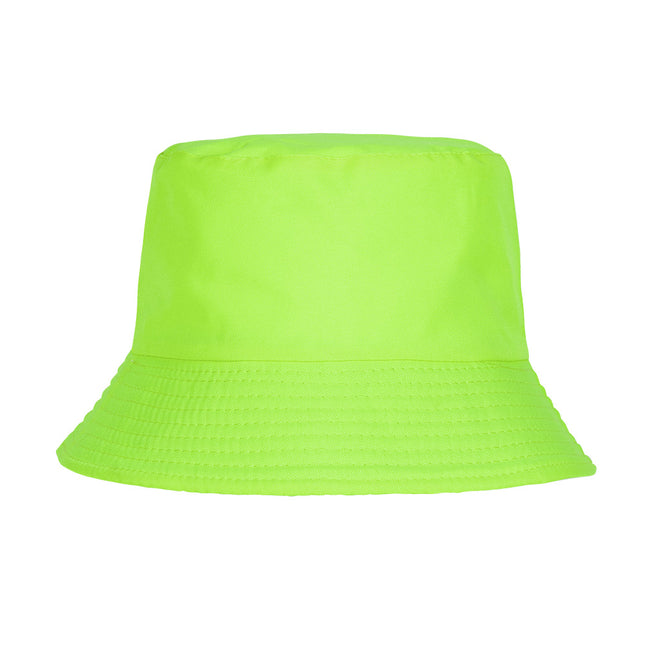 Chapeau à godets Rave vert fluo