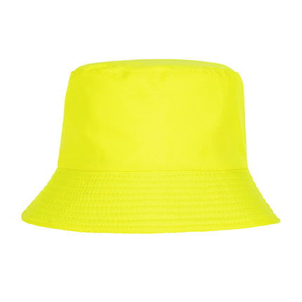 Chapeau à godets Rave jaune fluo
