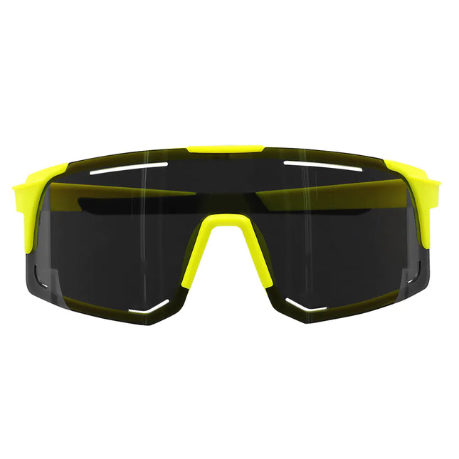 Lunettes de ski noires et jaunes