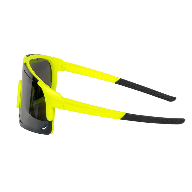 Lunettes de ski noires et jaunes