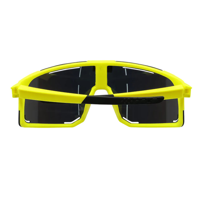 Lunettes de ski noires et jaunes