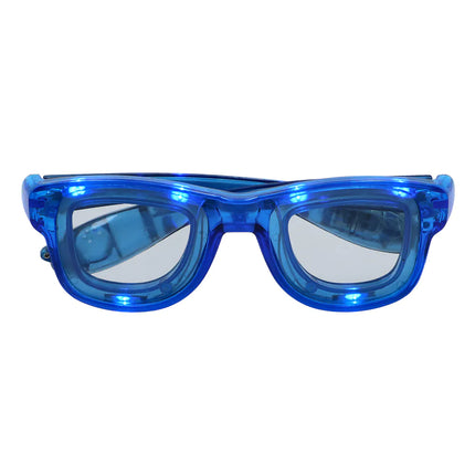 Lunettes de fête LED Clignotent en bleu