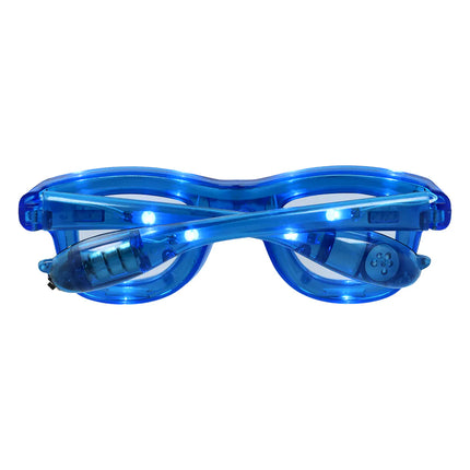 Lunettes de fête LED Clignotent en bleu