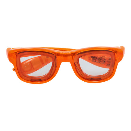 Lunettes de fête LED Clignotant orange
