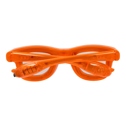 Lunettes de fête LED Clignotant orange
