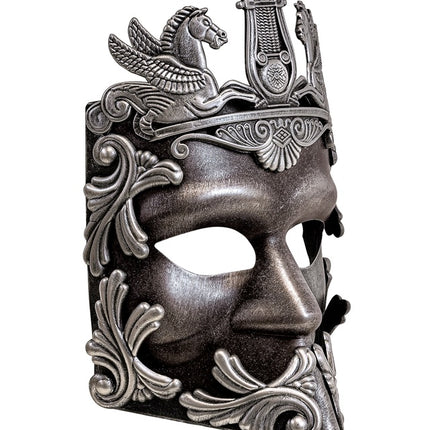 Masque romain argent