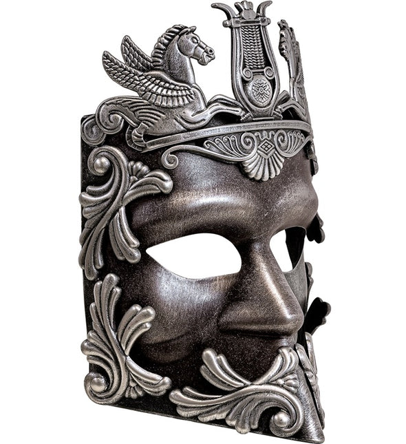 Masque romain argent