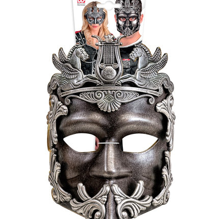Masque romain argent