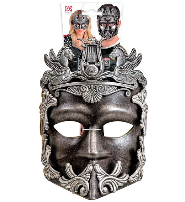 Masque romain argent