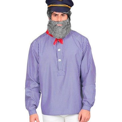 Chemise Zeeman blanche et bleue