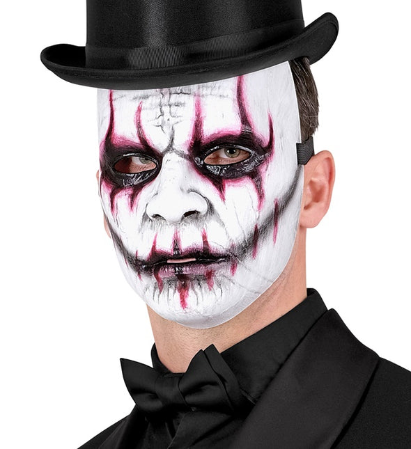 Masque du Joker Blanc Maléfique