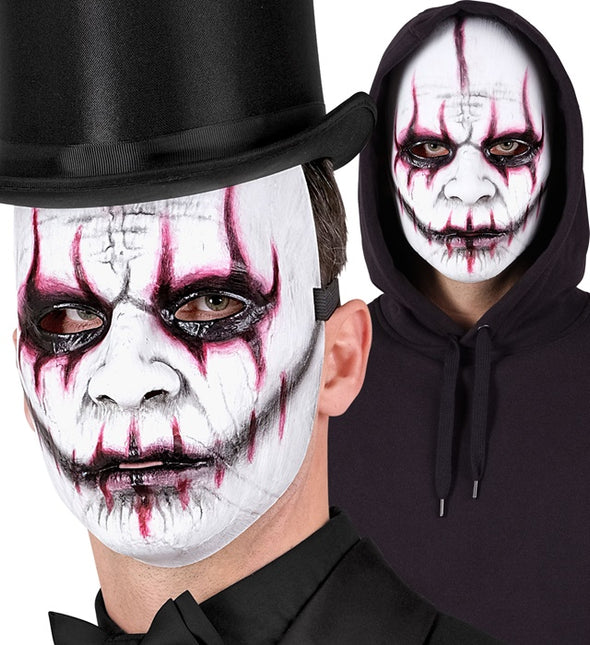 Masque du Joker Blanc Maléfique