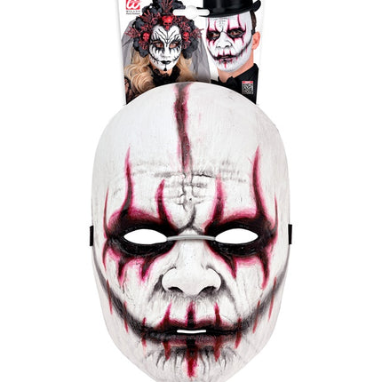 Masque du Joker Blanc Maléfique